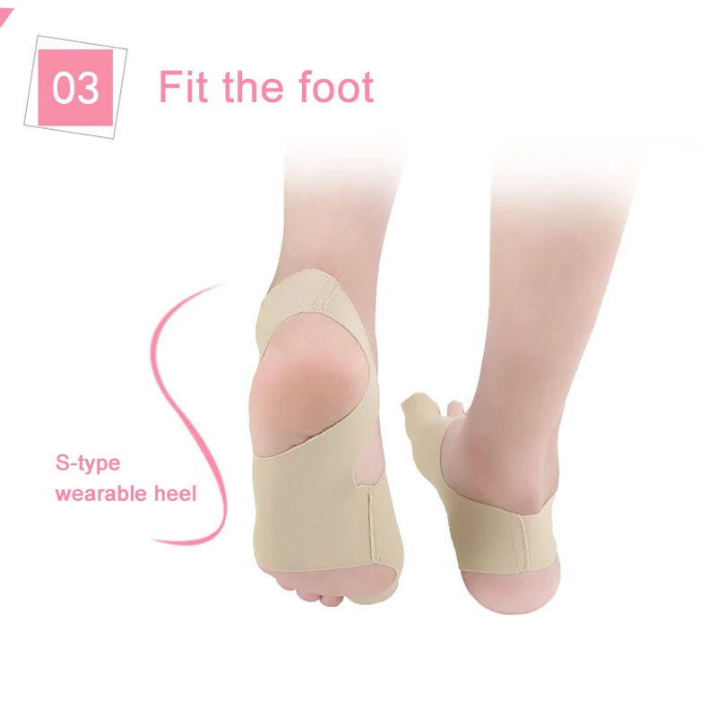 

Newly 1 Pair Bunion Toe Straightener Bandage Hallux Valgus Corrector Foot Care Orthosis Support