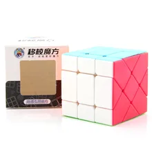 Shengshou Fisher волшебный куб странной формы Stickerlless скоростной куб головоломка для детей Детские игрушки для взрослых