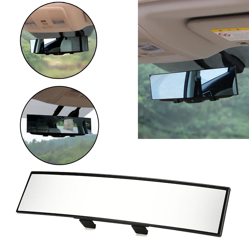

Universal Large Vision Car Proof Mirror Outlook Interior Car Wide Angle Interior Rearview Mirror drop shipping