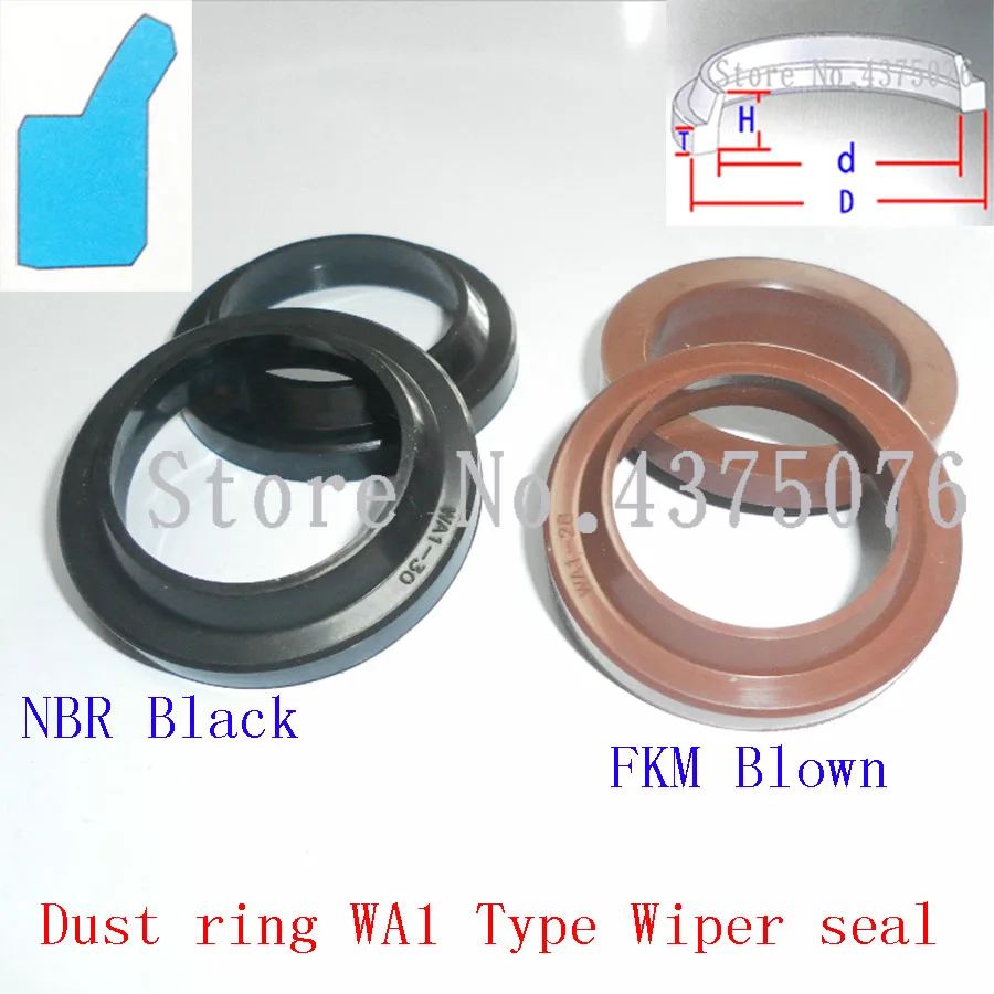 

FA J type32*44/35*47/40*52/45*57/50*62*5/9/55*69*6/11 dustproof WA1 Type Wiper seal rubber NBR Scraper gasket