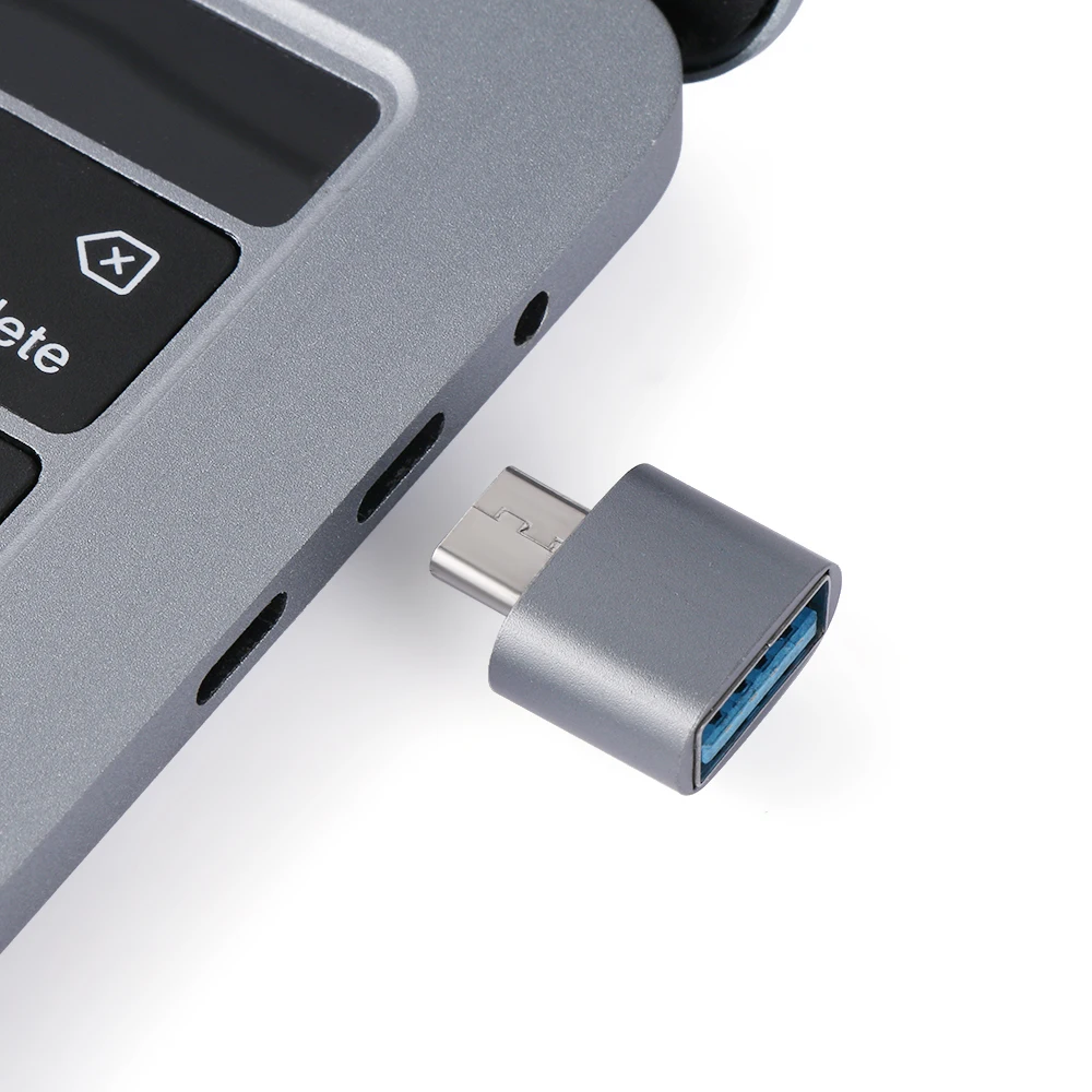 Новинка 1 шт. Type C к USB 3 0 OTG конвертер металлический мужской женскому адаптер для