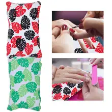 2 цвета для маникюра Подушка и Подушечка Для Рук Держатель подушки Моющиеся Складной маникюрная пилка Искусство ручной подушки