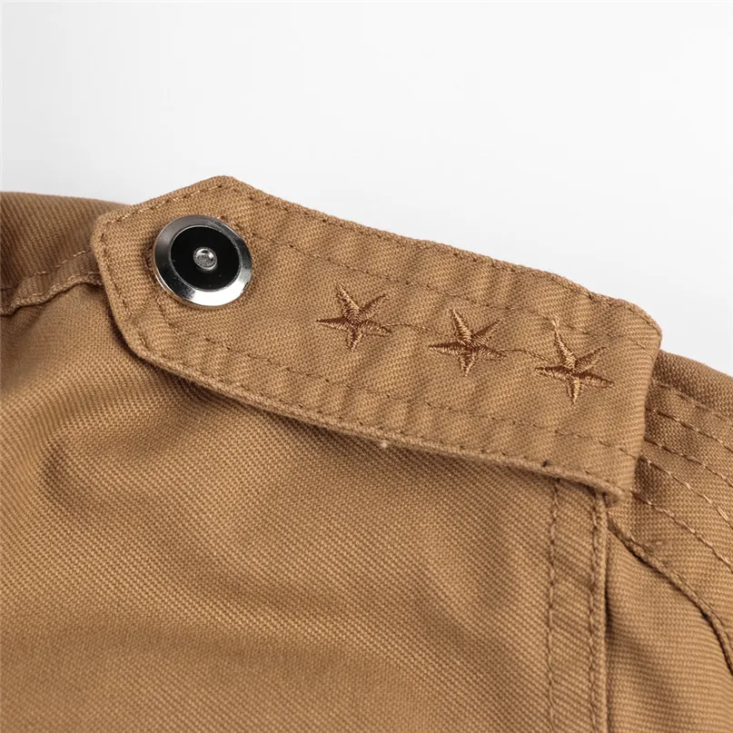 Cycling Jackets Men Winter Military Clothing Pocket Tactical Outwear Thickened Cashmere Coat Plus velvet large size jacket #2n22 (8)