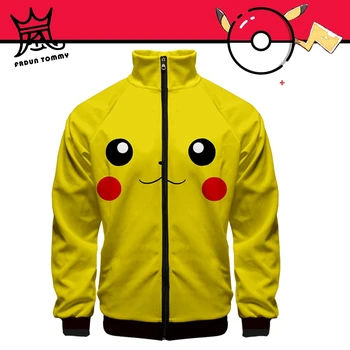 

Pokemon Detective Pikachu 3D Printed Women Jackets poleras mujer Zipper Jackets New Arrival Fashion Zipper Warmth Casual Clothe