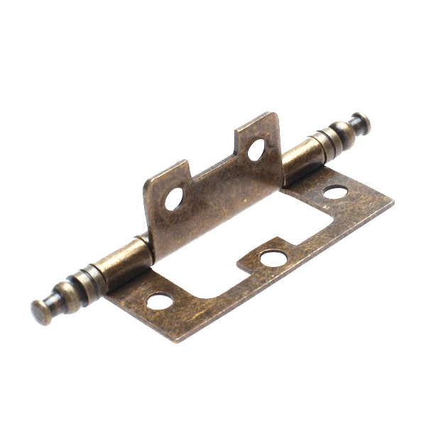 Pack of 10 Antique Brass Furniture Cabinet Door Hinge with Finals