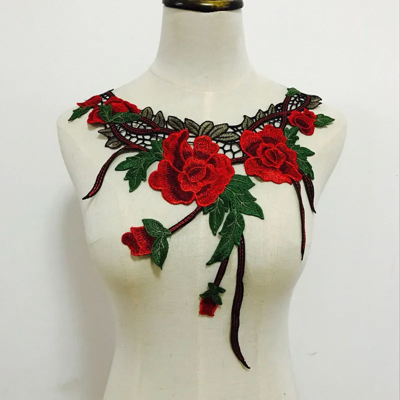 Вышитое Цветочное платье с цветочным рисунком и кружевной отделкой классический