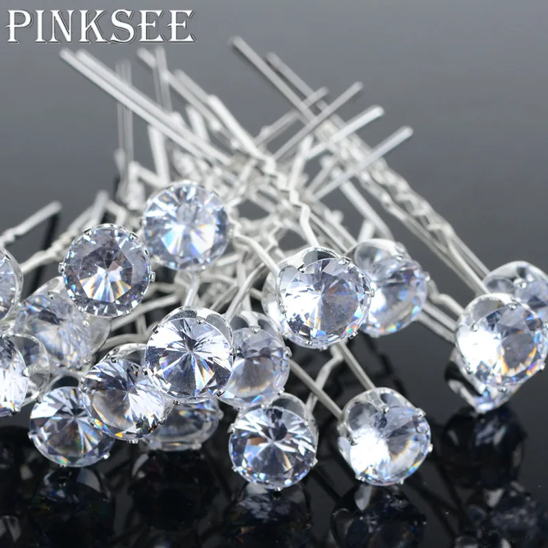 

20Pcs/Lots Wedding Bridal Bridesmaid Pearl Flower Rhinestone Hair Pins Clips wHOLESALE