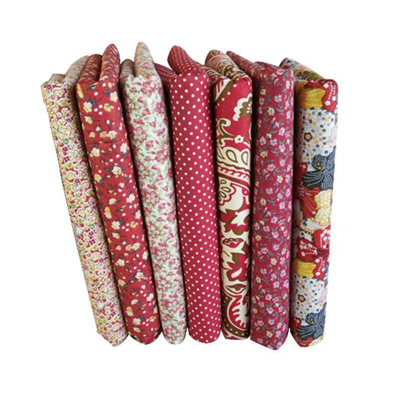 

Hoomall Floral Print Cotton Fabric DIY Handmade Fabrics For Patchwork Sewing Home Decor Needlework Accessories 50x50cm 1PC