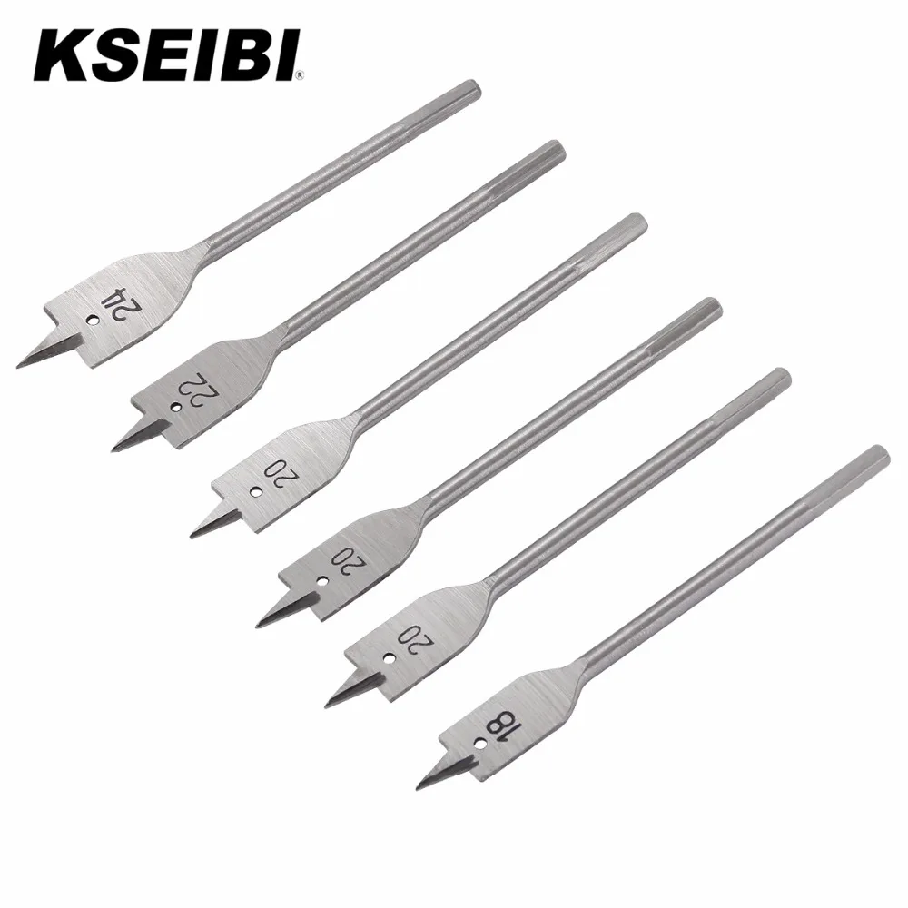 KSEIBI 583010 583080Professional шестигранный хвостовик плоская лопатка древесина сверло для