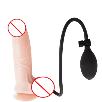 Dildo Orgasm Huge Inflatable Penis Dildo For Women Couple Sex Toy G Stop Magic Wand Vaginal Massage Femme Adult Sex Accessories 4