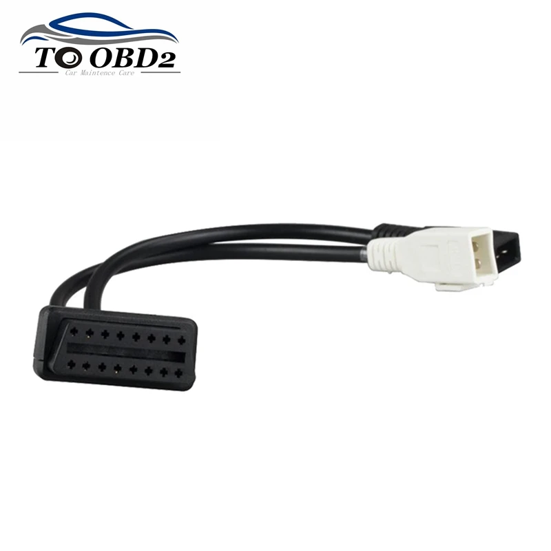 Для AUDI 2X2Pin для OBD2 16Pin femalе VAG COM адаптер Американская классификация проводов 2р +