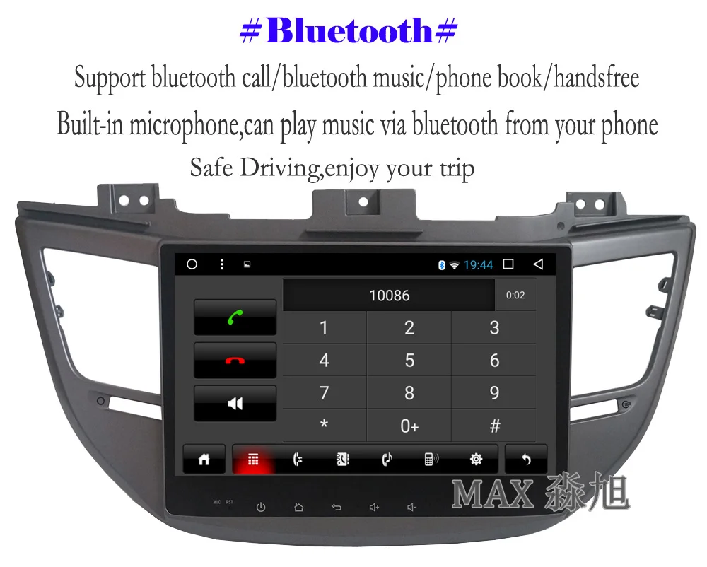 Flash Deal MAX Android 8.1.0 Car DVD Player For Hyundai Tucson 2015 2016 2017 GPS Navigation System Radio WiFi Steering wheel control 8