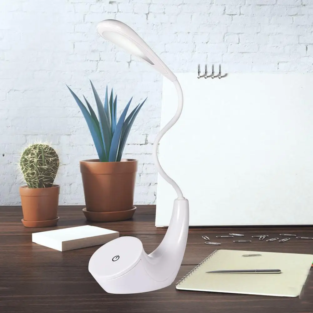 

LED Cordless Eye Protection LED Reading Light Desk Lamp With USB Charge Cable, Free Twisted Tube, 3 Level Adjustable Brightness