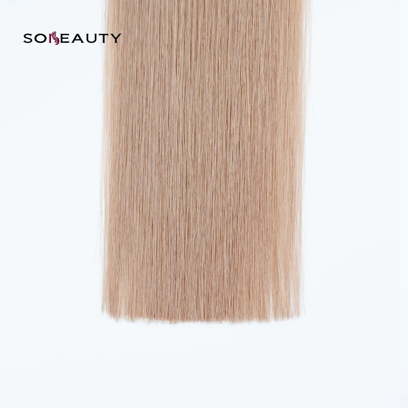

Sobeauty Remy Hair 0.8g/s Remy U Tip Human Hair Extensions Double Drawn Hair On Keratin glue 50s/pack human hair blonde