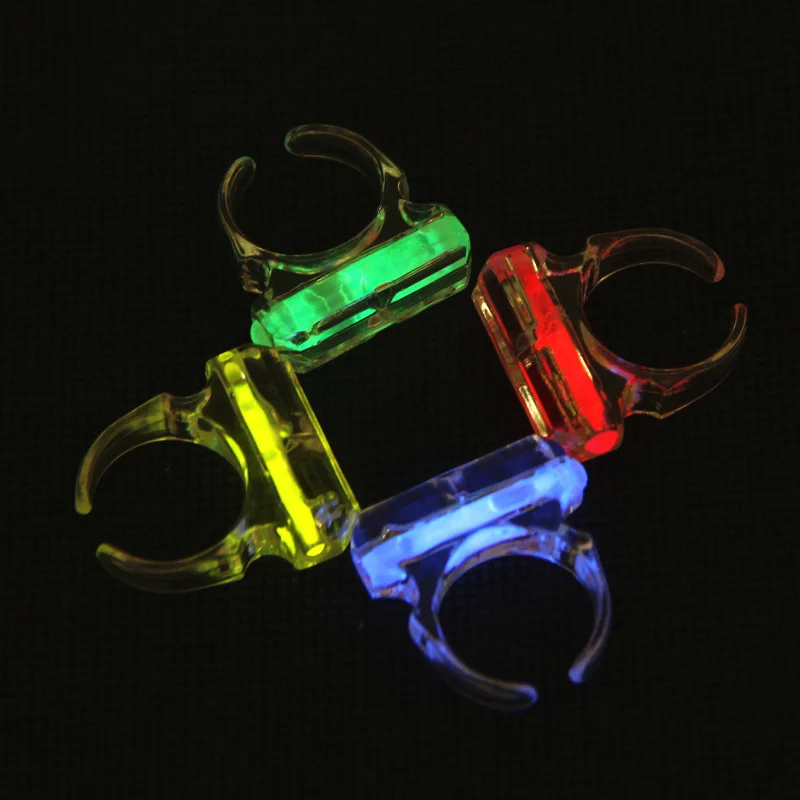 Glow Stick Earrings Blinking Glowing Light Sticks Finger Rings Children