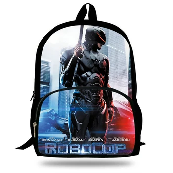 

Classic Movie Robocop Print Kids Backpack School Bag For Teenage Boys/Girls Shoulder Bags Children Casual Style Backpack