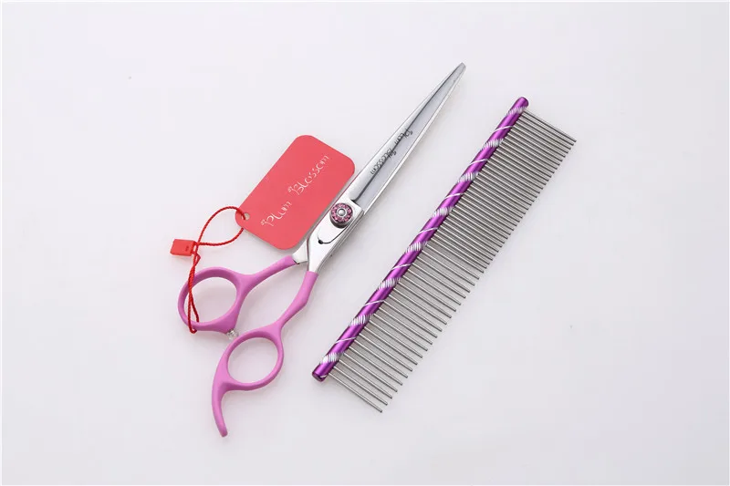 

7.0 in Professional Pet Scissors,Cutting Scissors,Dog Straight Shears,Sharp Edge Dog Grooming Scissors With Case