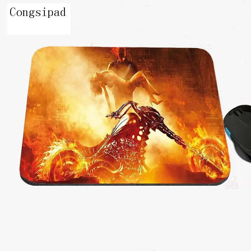 Cool Motorcycle Racer's Stunt Show Custom Printed Design for a Sliding Rectangular Rubber Laptop Computer Game Mouse Pad