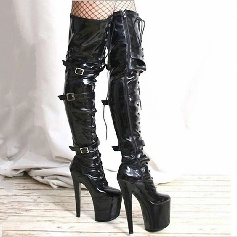 goth high heel boots