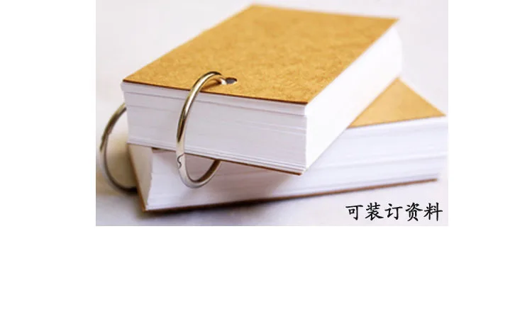 500PCS 50MM Book Binding Rings Binder Hoops Loose Leaf DIY Keyring Scrapbook Album