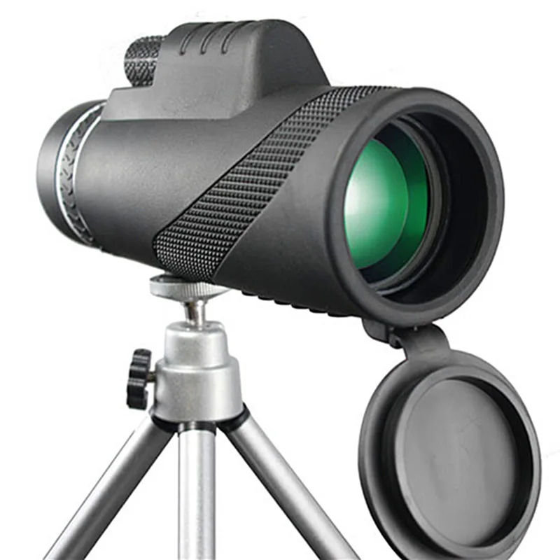 

40X60 Monocular Powerful Binoculars HD Night Vision Prism Handheld Telescope Outdoor Professional Travel Hunting Binoculars