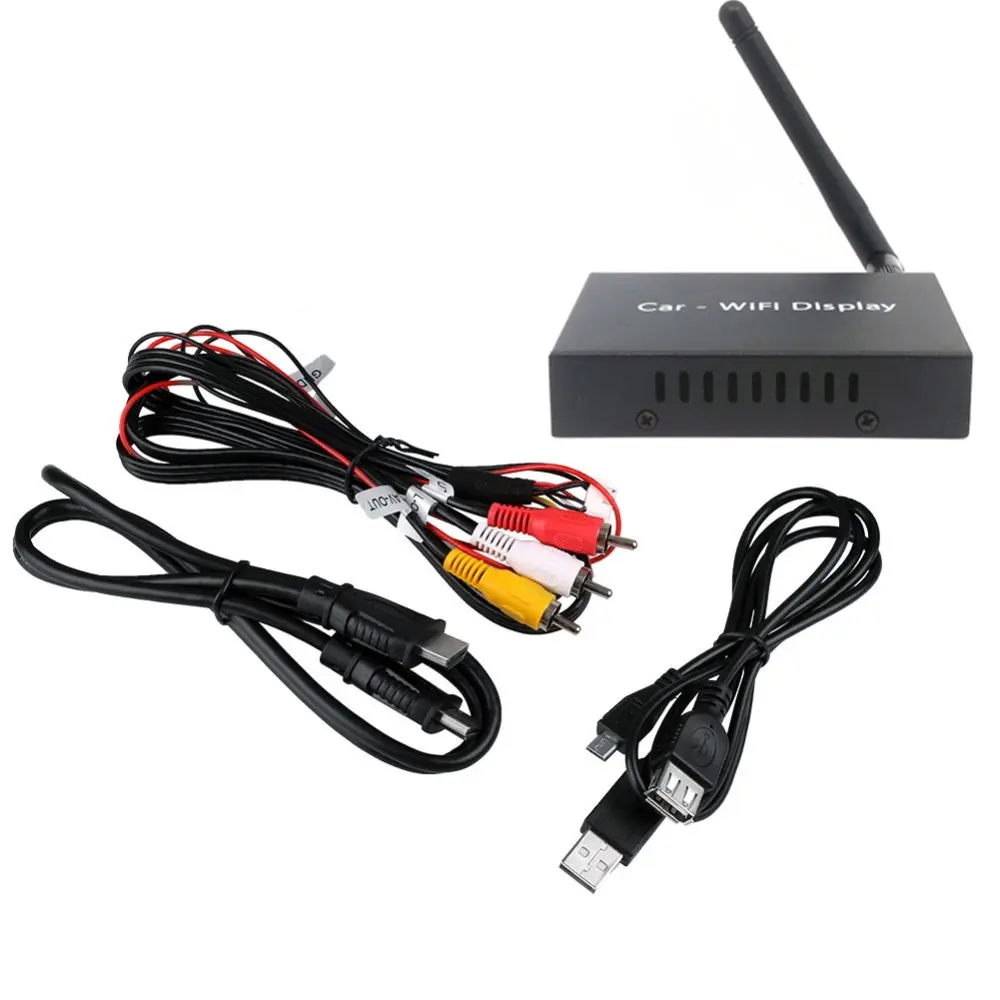 For ios11 HDMI WIFI Mirror Box Car WiFi Display support DLNA Miracast Airplay Mirroring ios Android devices for Car and Home
