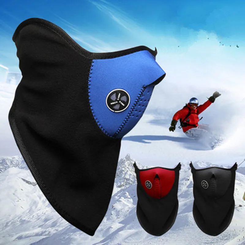 Neck Warm Half Face Mask Winter Veil Windproof Sport Bicycle Motorcycle