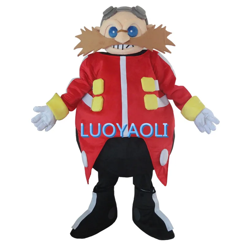 

Smart Yellow Doctor Sonic The Hedgehog Mascot Costume