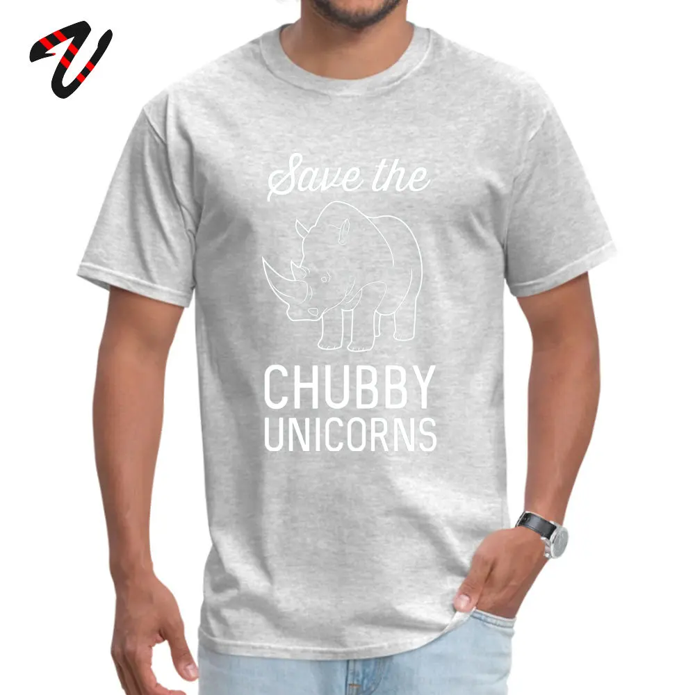 Camisa Save the Chubby Unicorns Classic Short Sleeve Summer Tees Dominant Round Neck Pure Cotton Tee Shirts Men T Shirt Save the Chubby Unicorns -28947 grey