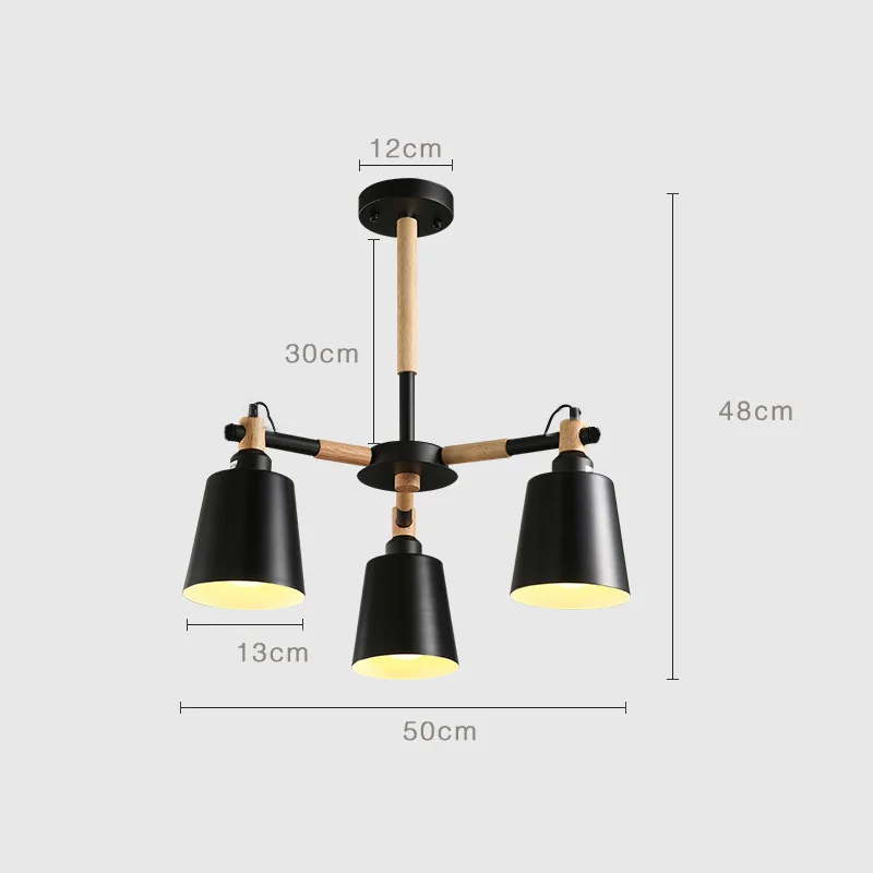 Люстра в скандинавском стиле, подвесной потолочный светильник, современная люстра E27, лампа, Подвесная лампа для гостиной, столовой, спальни, домашний декор - Цвет абажура: 1