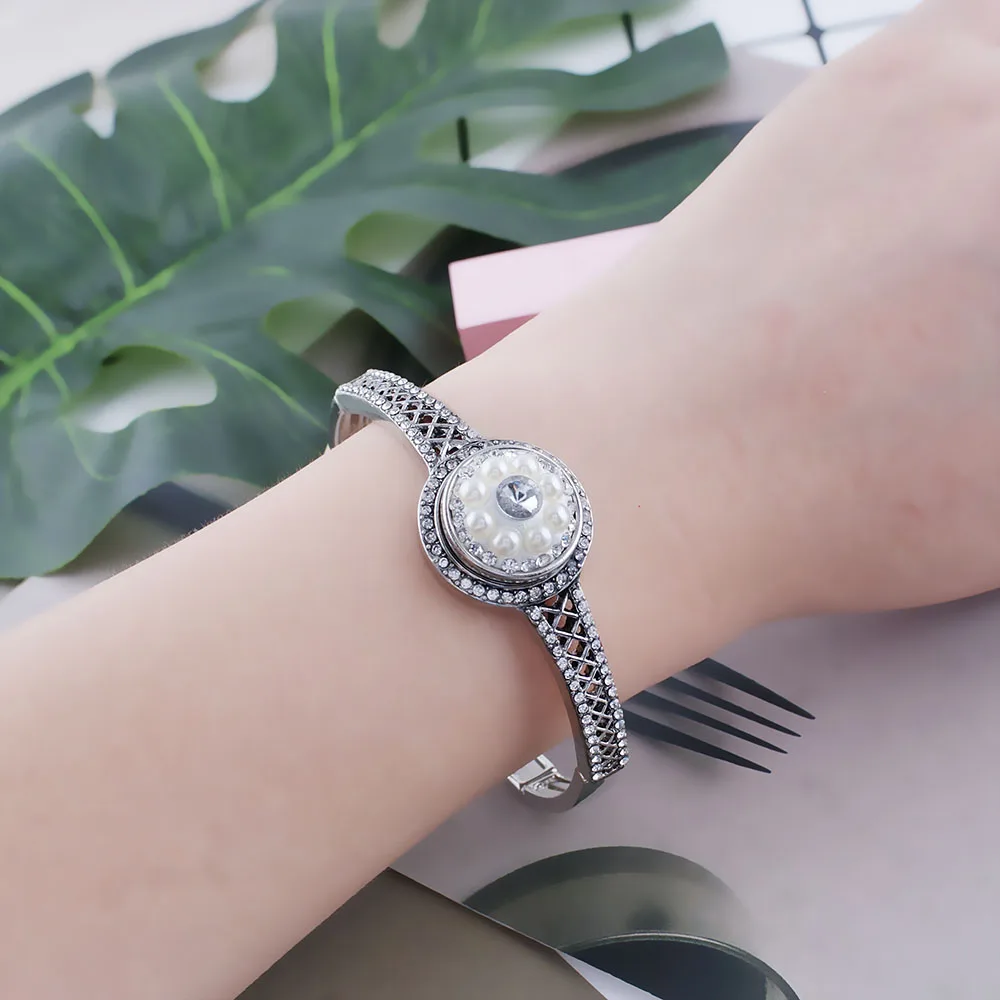 Partnbeads винтажные 18 мм жемчужные бусины с защелкой медные нижние подходят украшение в форме имбирного печенья женские горный хрусталь браслет и браслет KB2428