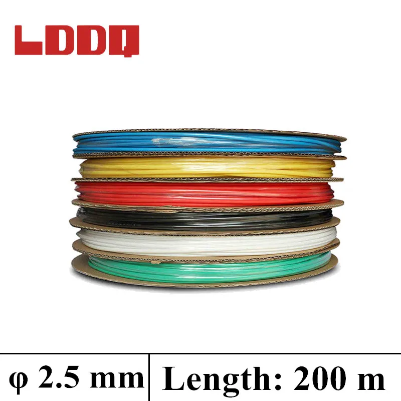 Трубка термоусадочная LDDQ 200 м * 2 5 мм 600 В 1000|cable sleeve|sleeve cabletube shrink |