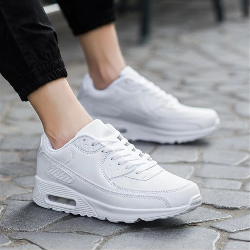 Mujeres zapatillas de deporte 2019 nueva moda de las mujeres Zapatos casuales Zapatos de tendencias Ins mujer planos blancos plataforma de Primavera de Tenis Zapatos|Zapatos vulcanizados de - AliExpress