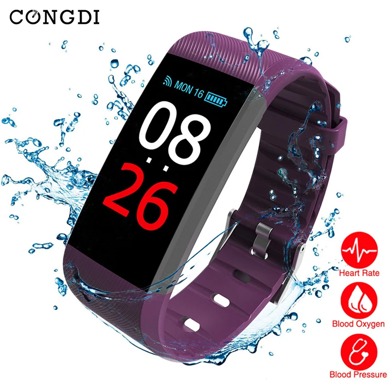 

Sport R11 Fitness Tracker Smart wristband Heart Rate/blood pressure smart Bracelet call reminder Passometer fitness smart watch