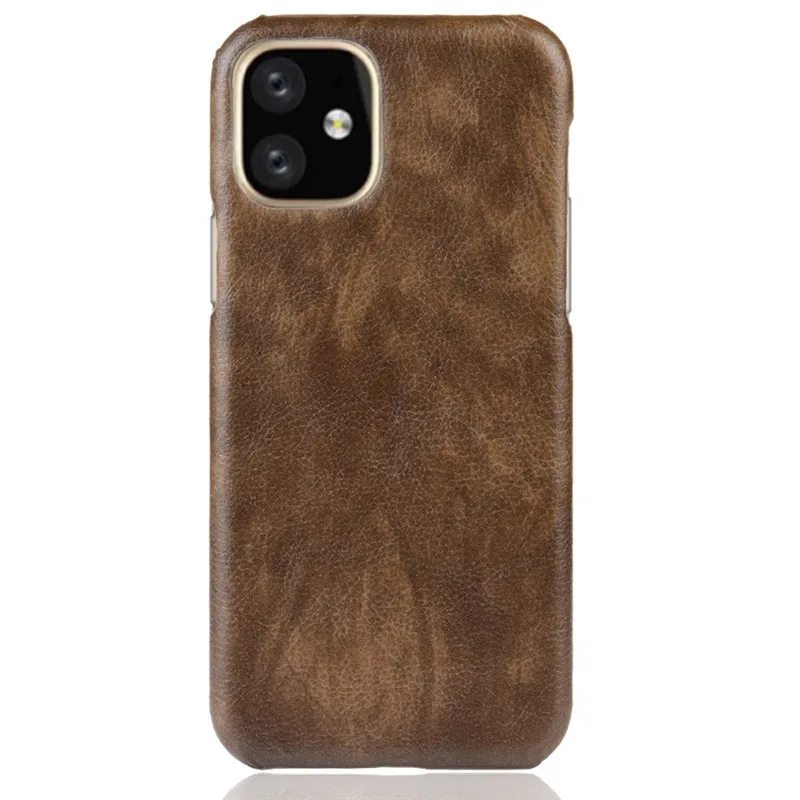 

Leather Case for iPhone 11 Pro Max 11Pro Case Hard Matte Back Cover Coque Bumper for iPhone 11 2019 Holster Fundas Capa Shell