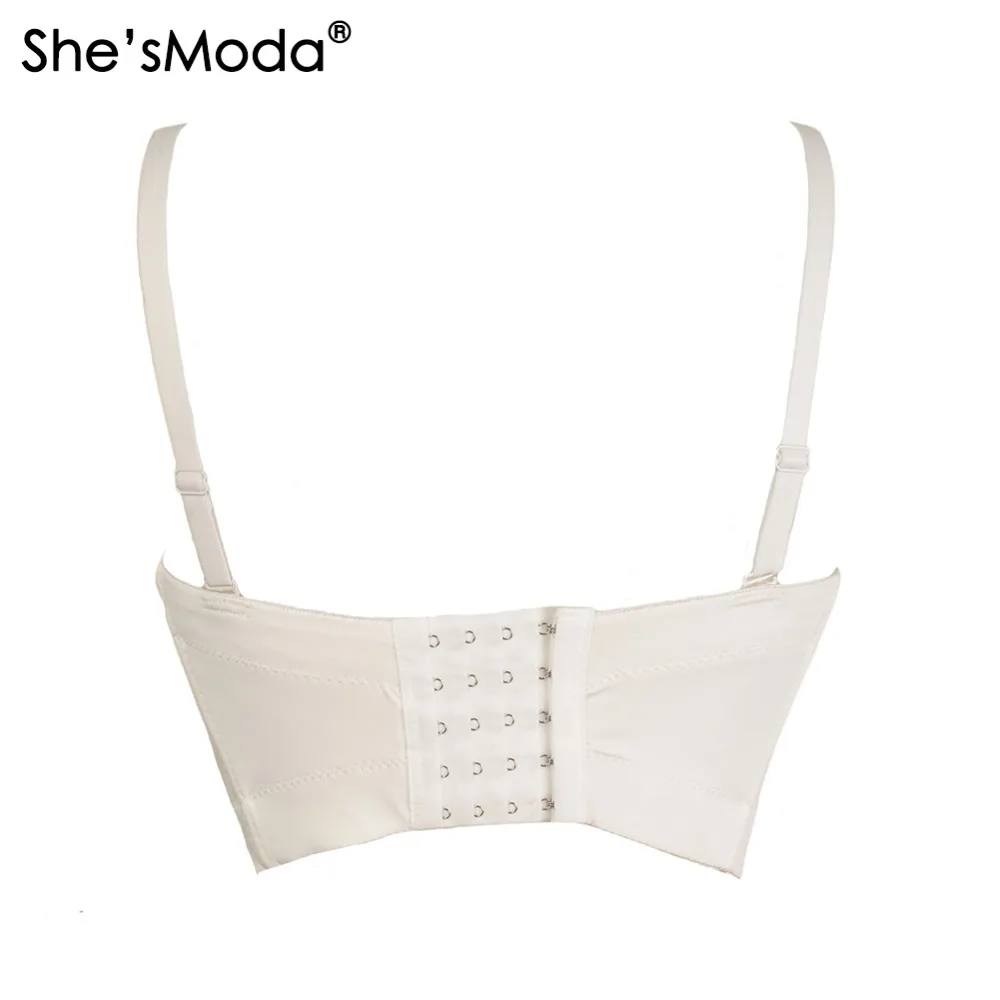 She'sModa ручная работа жемчуг драгоценность алмаз Bralet женский бюстье бюстгальтер обрезанный Топ жилет размера плюс