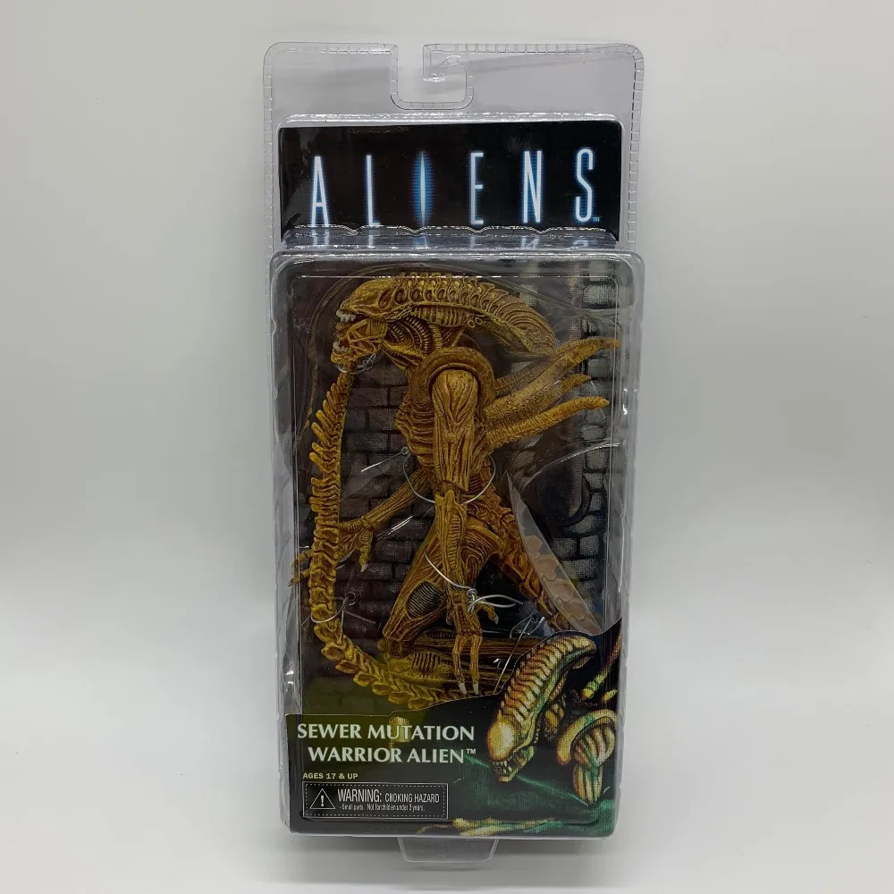 

ALIENS Sewer Mutation Warrior Alien Figure Yellow Alien Doll Toy