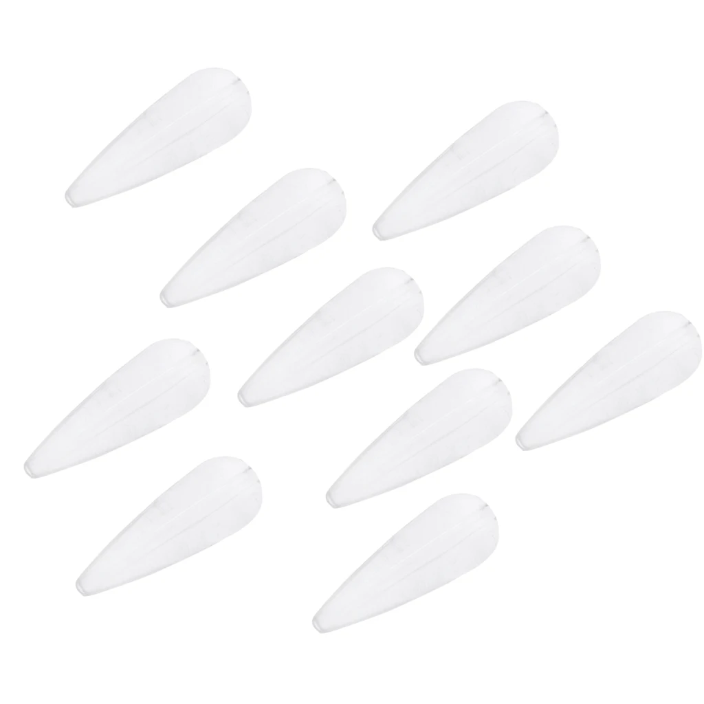 10pcs Clear Acrylic Fly Fishing Casting Fishing Floats Bobber 3.5g Sinking Bombarda Floats  Fishing Float