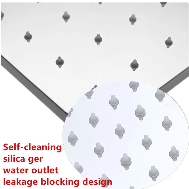 Приспособление для ванной комнаты гидро мощность светодиодный потолочная душевая панель Набор Водопад осадков misty душевая головка набор аксессуары для смесителей