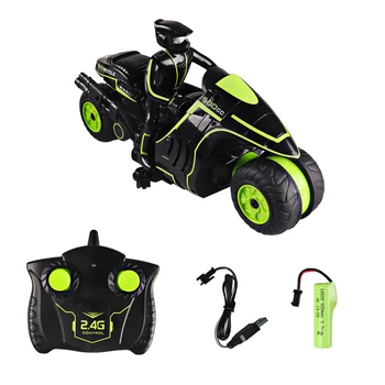 

Remote Control Stunt Motorcycle 2.4G Radio Control RC High Speed Drift Stunt Car Birthday Gift For Kid Children Boy