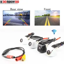 Koorinwoo HD CCD Auto Videocamera vista posteriore Anteriore della macchina fotografica di Video Sistema di Ingresso RCA Telecamera di Parcheggio Impermeabile NTSC/PAL Sistema di Parcheggio