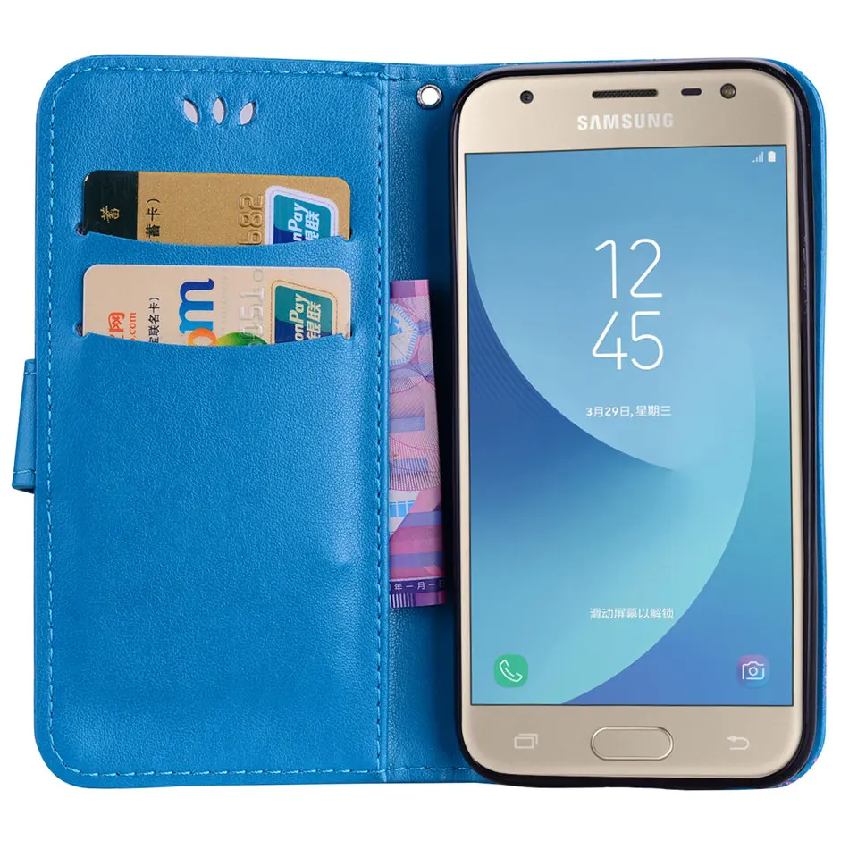 Бабочка Стиль чехол для samsung Galaxy j1 j3 j5 j7 j2Prime G532F книга Стиль кожаный бумажник чехол для телефона чехол P03F