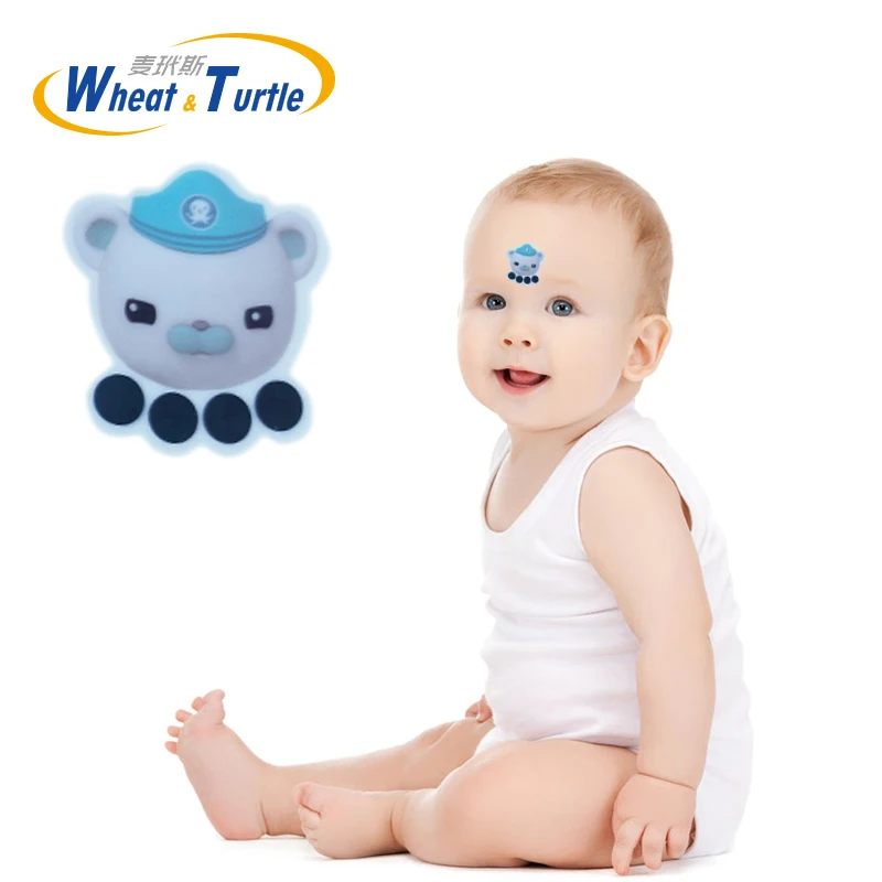 4Pcs/Lot Digital Sticker Forehead Baby Thermometer Body Fever Health