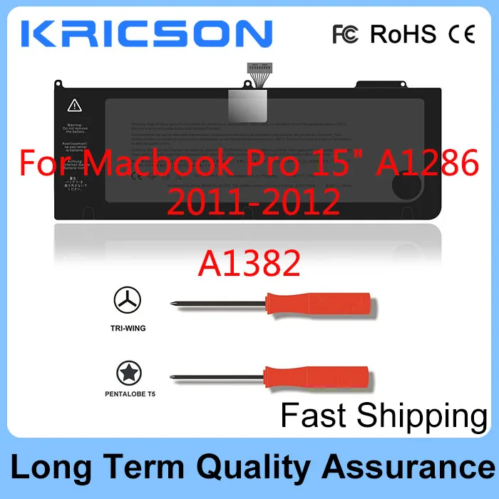 original A1382 Battery for font b Apple b font font b Macbook b font Pro 15