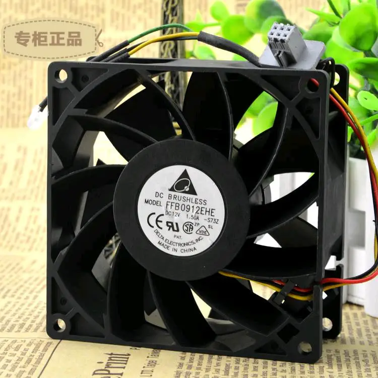 Free Delivery. 9038 FFB0912EHE DC12V 1.5 A pressurized violence Double ball bearing fan | Компьютеры и офис