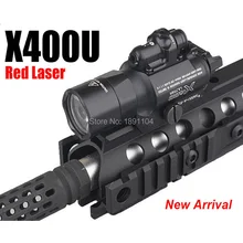 Element X400 ультра светодиодный оружейный фонарик с красным лазерным прицел для пистолета или охоты(EX 367