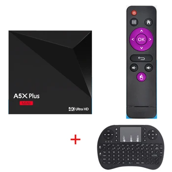 

A5X Plus mini Smart TV BOX Android 9.0 2GB 16GB RK3328 Rockchip 2.4G WIFI 100M LAN HD 2.0 Set Top box 4K HD Media Player