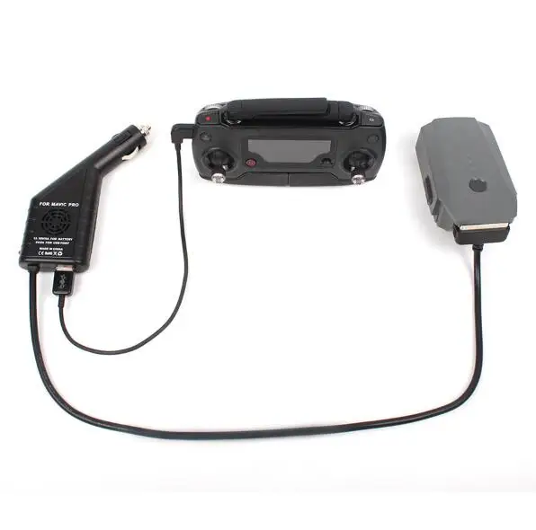 2in1 Car Charger Safe Fast Battery Controller Charger with USB Port for DJI font b MAVIC