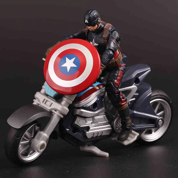 アベンジャーズキャプテン アメリカ12センチフィギュア付きモータクラッシャブル車スーパーhero Marvelコミック映画スティーブ ロジャース最高の贈り物 The Avengers Captain Americacaptain America Figure Aliexpress