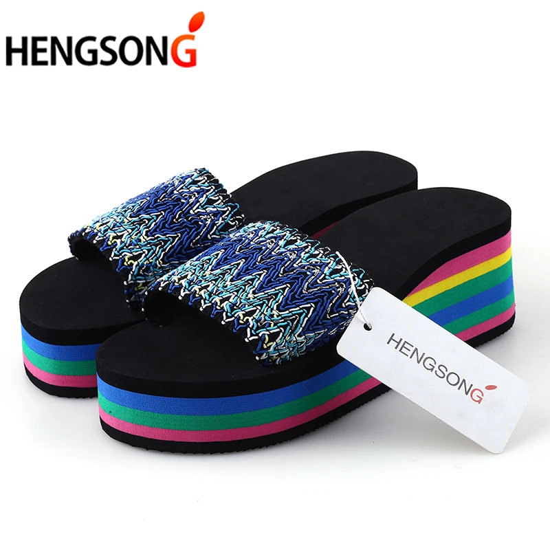 HENGSONG-Vrouwen-Sandalen-Slippers-Nieuwe-Zomer-Mode-Regenboog-Slides-Sandalen-Thuis-Schoenen-Sleehak-Strand-Sandalen-8 (1)